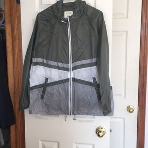 Olive Windbreaker